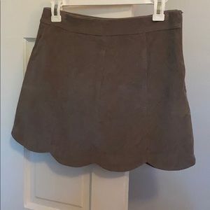 gray corduroy skirt